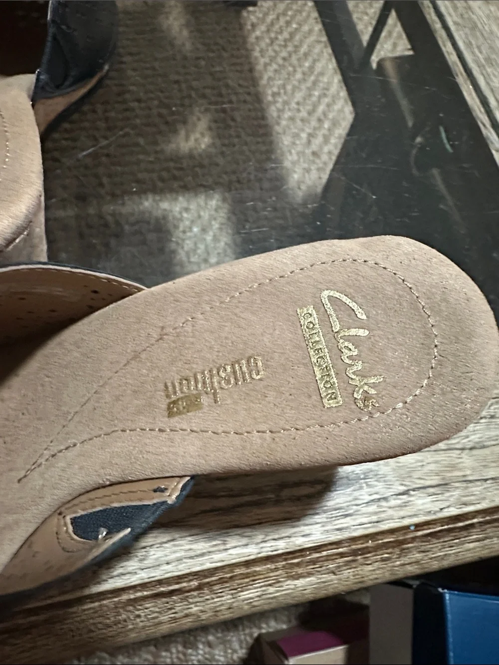 Clarks comfortable wedge